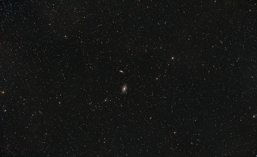 Messier 81 und 82 im weiten Feld
