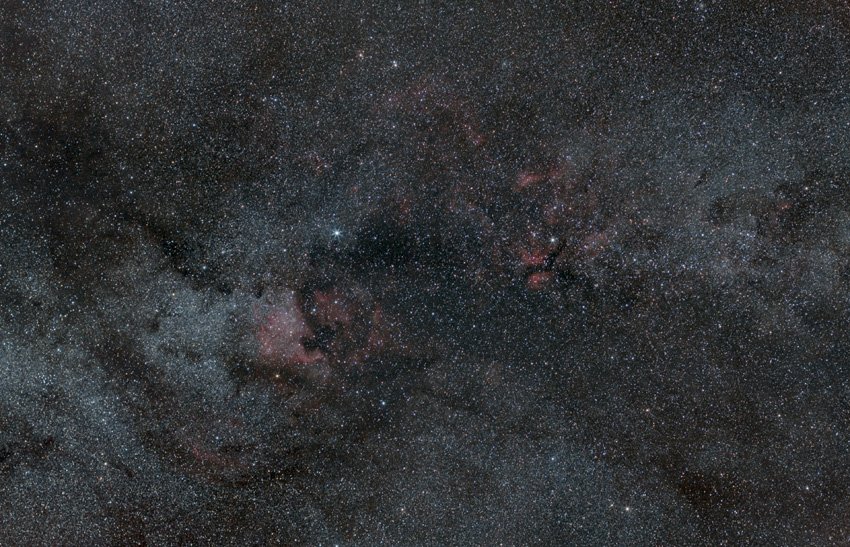 NGC 7000 im Sternenmeer