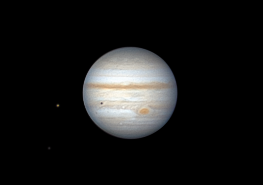 Jupiter mit GRF, Io & Kallisto